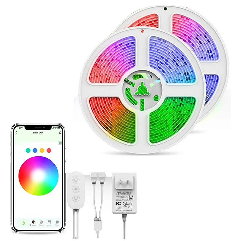 Gosund SL2/SL3 5M/10M RGB Smart Light Strips WiFi Bluetooth Intelligent Lamp Strip for Living Room Kitchen Bedroom TV Backlight (image for) Gosund SL2/SL3 5M/10M RGB Smart Light Strips WiFi Bluetooth Intelligent Lamp Strip for Living Room Kitchen Bedroom TV Backlight